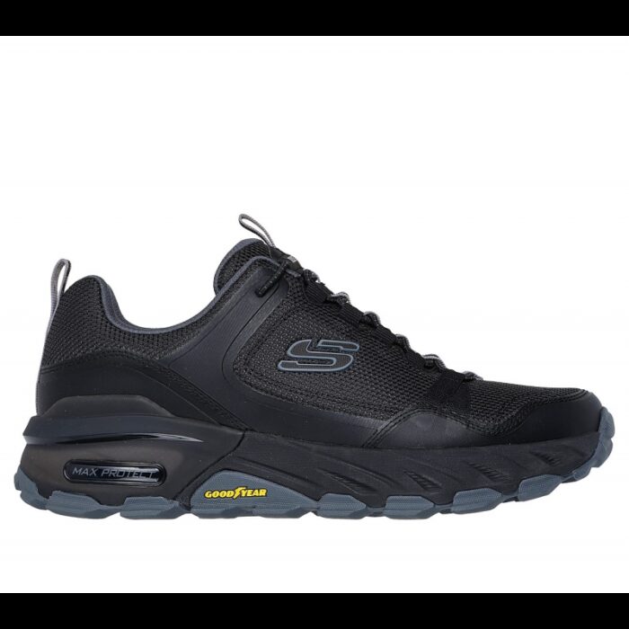 ⁦Skechers Men's Max Protect Shoes -حذاء سكيتشرز ماكس بروتيكت للرجال لون أسود⁩ - الصورة ⁦2⁩