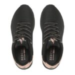 ⁦Skechers Women's Uno - Shimmer Away Shoes - حذاء سكيتشرز أونو - شيمر اويه للنساء لون أسود⁩ - الصورة ⁦6⁩