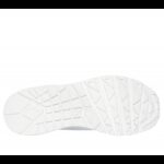 ⁦Skechers Women's Uno - Shimmer Away Shoes - حذاء سكيتشرز أونو - شيمر اويه للنساء لون فضي وأبيض⁩ - الصورة ⁦5⁩