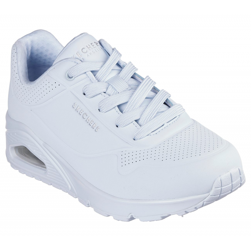 ⁦Skechers Women's Uno - Stand On Air Shoes -حذاء سكيتشرز أونو ستاند اون اير للنساء لون ازرق سماوي فاتح⁩ - الصورة ⁦1⁩