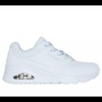 ⁦Skechers Women's Uno - Stand On Air Shoes -حذاء سكيتشرز أونو ستاند اون اير للنساء لون ازرق سماوي فاتح⁩ - الصورة ⁦2⁩
