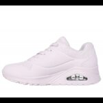 ⁦Skechers Women's Uno - Stand On Air Shoes -حذاء سكيتشرز أونو ستاند اون اير للنساء لون زهري فاتح⁩ - الصورة ⁦5⁩