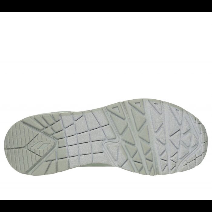 ⁦Skechers Women's Uno - Stand On Air Shoes -حذاء سكيتشرز أونو ستاند اون اير للنساء لون زيتي⁩ - الصورة ⁦4⁩