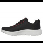 ⁦Skechers Men's GO WALK Flex - Vespid Shoes - حذاء سكيتشرز جو ووك فليكس- فيسبيد للرجال لون أسود ونعل أبيض⁩ - الصورة ⁦5⁩