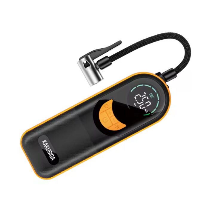 103377815_67de0f186de74 مضخة هواء ذكية محمولة ببطارية قابلة للشحن لون أسود من KAKUSIGA KSC-1177 Lightweight and Portable Smart Air Pump - الصورة 1