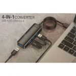 ⁦محول مدخل USB إلى 4 مداخل USB 3.0 من ماركة KAKUSIGA⁩ - الصورة ⁦2⁩