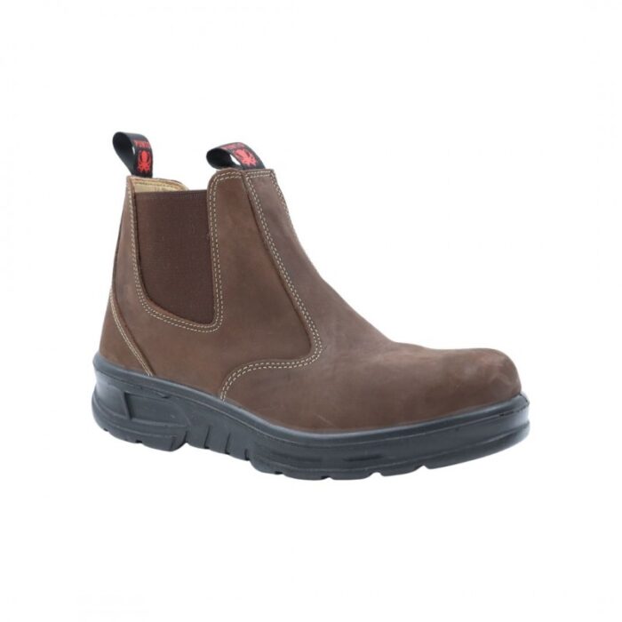 ⁦بسطار جلد عظم من Punto للرجال لون بني محروق⁩ - الصورة ⁦5⁩