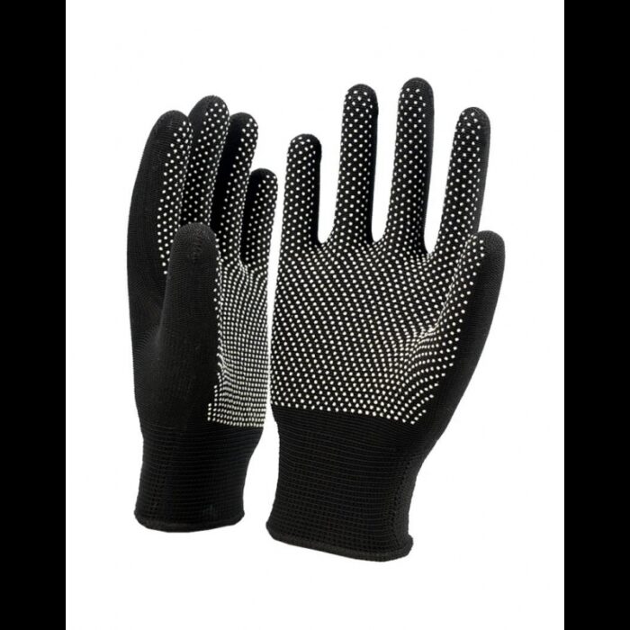 ⁦كفوف مضادة للإنزلاق لون اسود للجنسين⁩ - الصورة ⁦9⁩