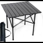 ⁦طاولة قابلة للطي مقاس 50×50 سم لون اسود⁩ - الصورة ⁦2⁩