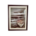 برواز اطار خشب لون بني حجم 33×43 سم