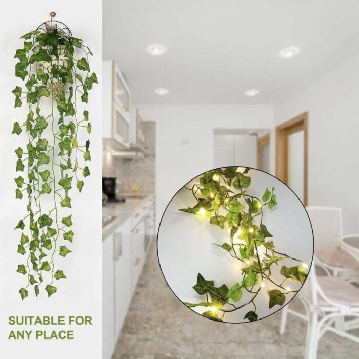 ⁦حبل إنارة بتصميم شجرة القيقب الخضراء طول 5 م⁩ - الصورة ⁦8⁩