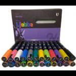 ⁦أقلام تحديد أكريليك من شركة أوليبي 24 لونًا⁩ - الصورة ⁦3⁩