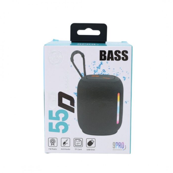 ⁦9Pro BT Speaker 55D Black⁩ - الصورة ⁦3⁩