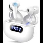 ⁦Q71 bluetooth headphones white⁩ - الصورة ⁦2⁩