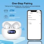 ⁦Q71 bluetooth headphones white⁩ - الصورة ⁦4⁩