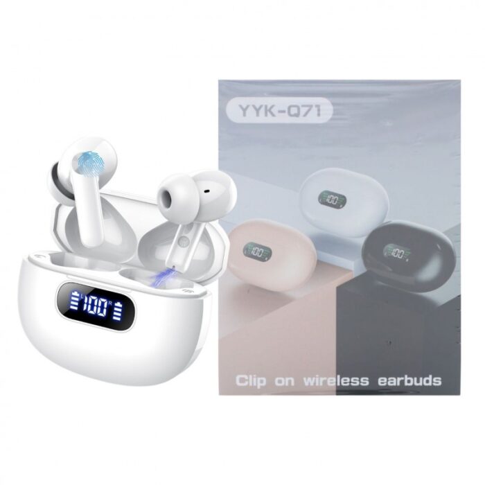 ⁦Q71 bluetooth headphones white⁩ - الصورة ⁦9⁩