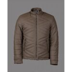 سترة رجالية مبطنة ثقيلة لون بني