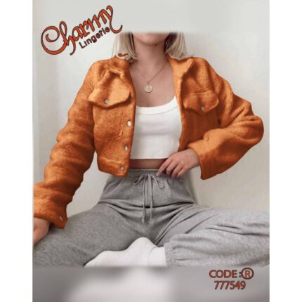 طقم ستاتي فرو ثقيل 3 قطع من شارمي One Size