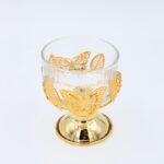 ⁦مضيفة ذهبية دائرية قطر 8.5 سم لون ذهبي⁩ - الصورة ⁦6⁩