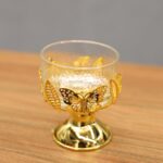 ⁦مضيفة ذهبية دائرية قطر 8.5 سم لون ذهبي⁩ - الصورة ⁦7⁩