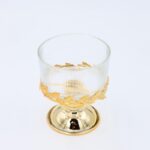 ⁦مضيفة ذهبية دائرية قطر 8.5 سم لون ذهبي⁩ - الصورة ⁦2⁩