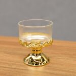 ⁦مضيفة ذهبية دائرية قطر 8.5 سم لون ذهبي⁩ - الصورة ⁦3⁩