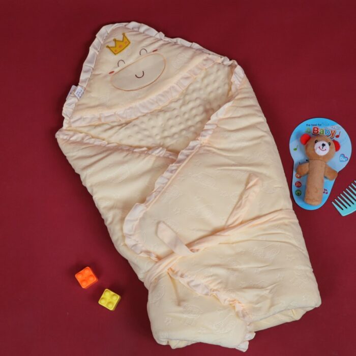 ⁦كوفلية بيبي لون أصفر⁩ - الصورة ⁦2⁩