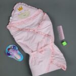 ⁦كوفلية بيبي لون زهري⁩ - الصورة ⁦2⁩