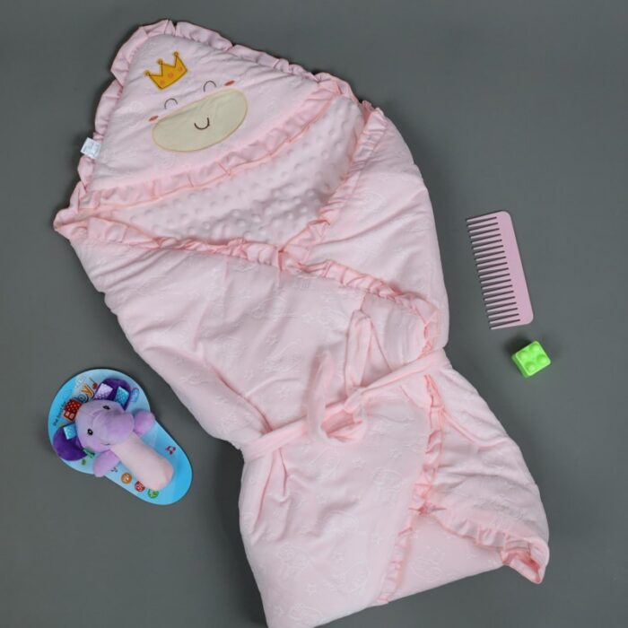 ⁦كوفلية بيبي لون زهري⁩ - الصورة ⁦2⁩