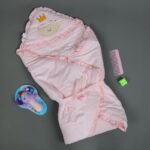 ⁦كوفلية بيبي لون زهري⁩ - الصورة ⁦3⁩