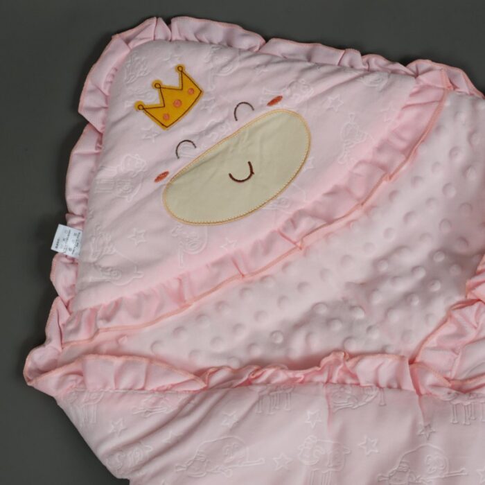 ⁦كوفلية بيبي لون زهري⁩ - الصورة ⁦5⁩