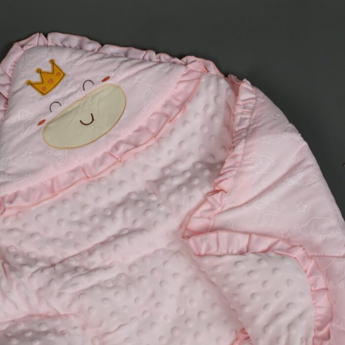 ⁦كوفلية بيبي لون زهري⁩ - الصورة ⁦9⁩