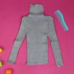 ⁦بلوزة جولف صوف ناعم للأطفال لون سكني⁩ - الصورة ⁦4⁩