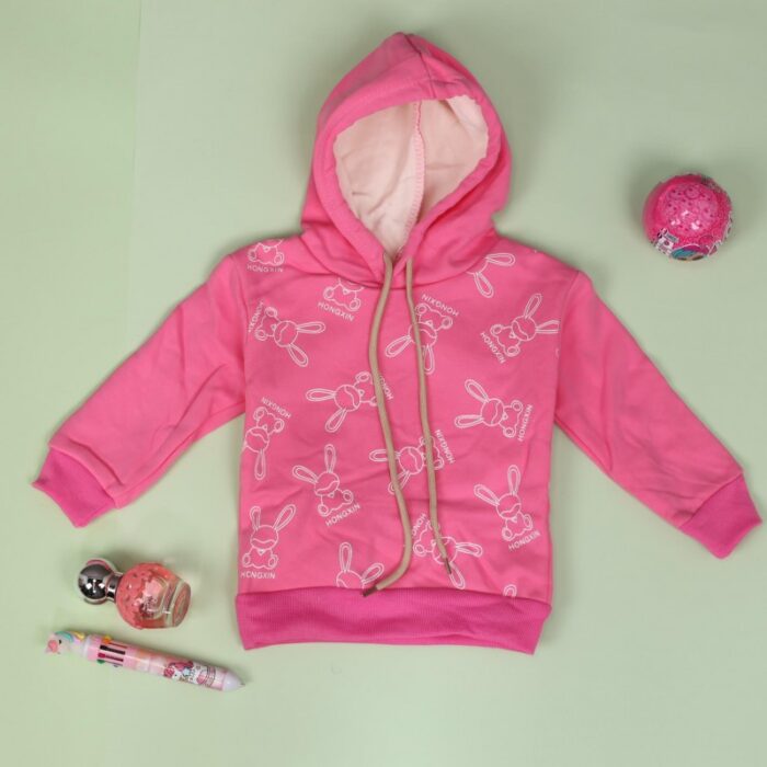 ⁦هودي فوتر للأطفال لون فوشي⁩ - الصورة ⁦6⁩