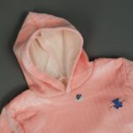 ⁦بجامة بطاقية (قطعتين) للأطفال لون زهري⁩ - الصورة ⁦4⁩