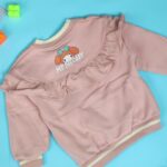 ⁦جاكيت بأزرار للأطفال لون زهري فاتح⁩ - الصورة ⁦2⁩