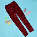 ⁦بنطلون للأطفال لون خمري⁩ - الصورة ⁦2⁩
