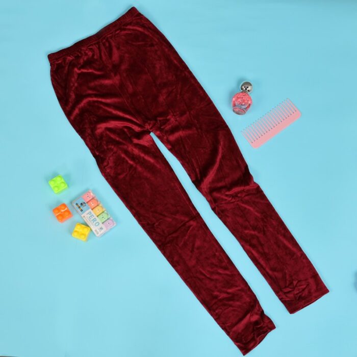 ⁦بنطلون للأطفال لون خمري⁩ - الصورة ⁦2⁩