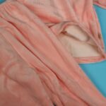 ⁦بجامة مبطنة بطاقية (قطعتين) للأطفال لون زهري⁩ - الصورة ⁦7⁩