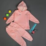 بجامة (قطعتين) للأطفال لون زهري