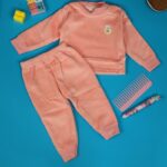 بجامة (قطعتين) للأطفال لون زهري