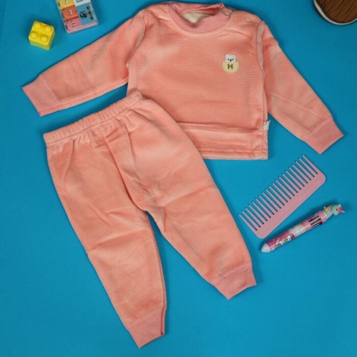 103378169_67de11d02c813 بجامة (قطعتين) للأطفال لون زهري - الصورة 1