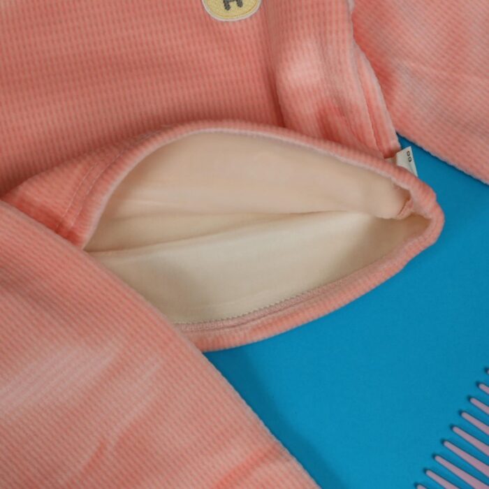 ⁦بجامة (قطعتين) للأطفال لون زهري⁩ - الصورة ⁦6⁩