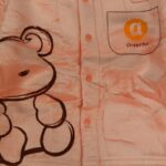 ⁦بجامة (قطعتين) للأطفال لون برتقالي فاتح⁩ - الصورة ⁦6⁩