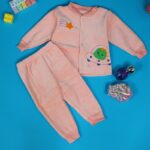 بجامة (قطعتين) للأطفال لون زهري