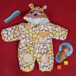 ⁦تبان بيبي مبطن لون أبيض واصفر⁩ - الصورة ⁦2⁩