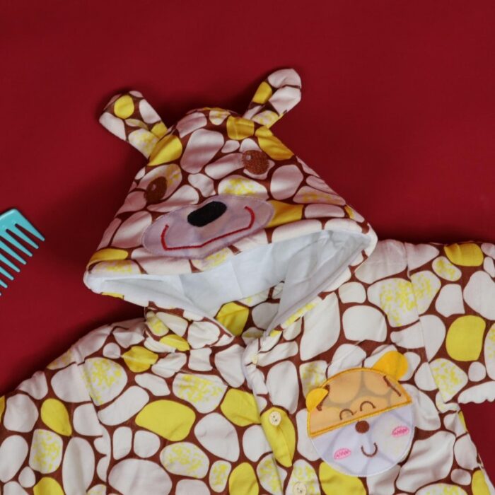 ⁦تبان بيبي مبطن لون أبيض واصفر⁩ - الصورة ⁦4⁩