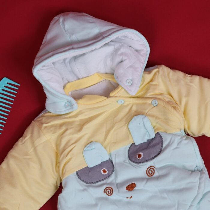 ⁦تبان بيبي لون أزرق فاتح وأصفر⁩ - الصورة ⁦3⁩