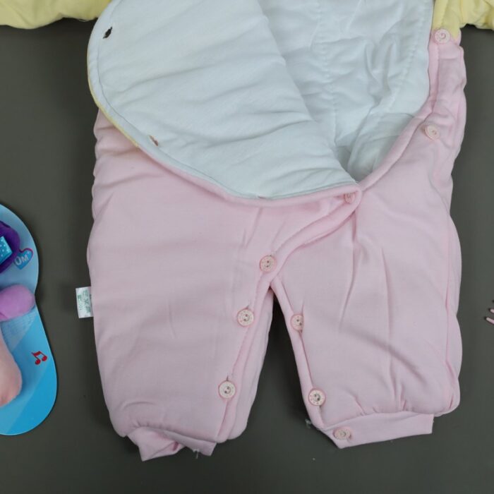 ⁦تبان بيبي برسوم زهري وأصفر⁩ - الصورة ⁦7⁩