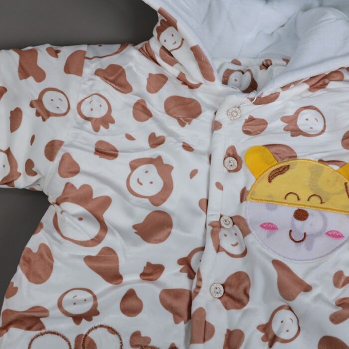 ⁦تبان بيبي لون ابيض وبني⁩ - الصورة ⁦7⁩